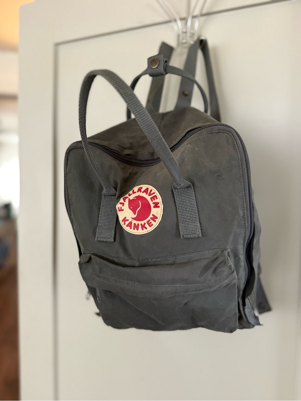 Fjallraven kanken backpack in grey